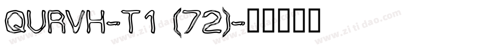QURVH-T1 (72)字体转换